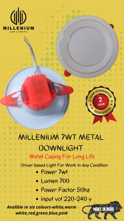 Millenium metal 7wt conceled light for rcc box uploaded by DLite industries on 11/22/2022