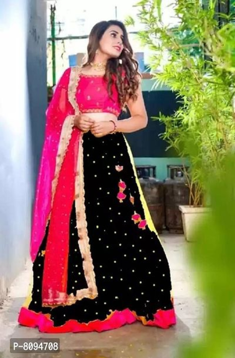 Post image Womans Net Embroidered lehenga Choli Duptta Set

 Fabric: Net
 Type: Semi Stitched
 Style: Embroidered
Waist: 44.0 - 44.0 (in inches)
Bust: 40.0 - 44.0 (in inches)
Within 6-8 business days However, to find out an actual date of delivery, please enter your pin code.
