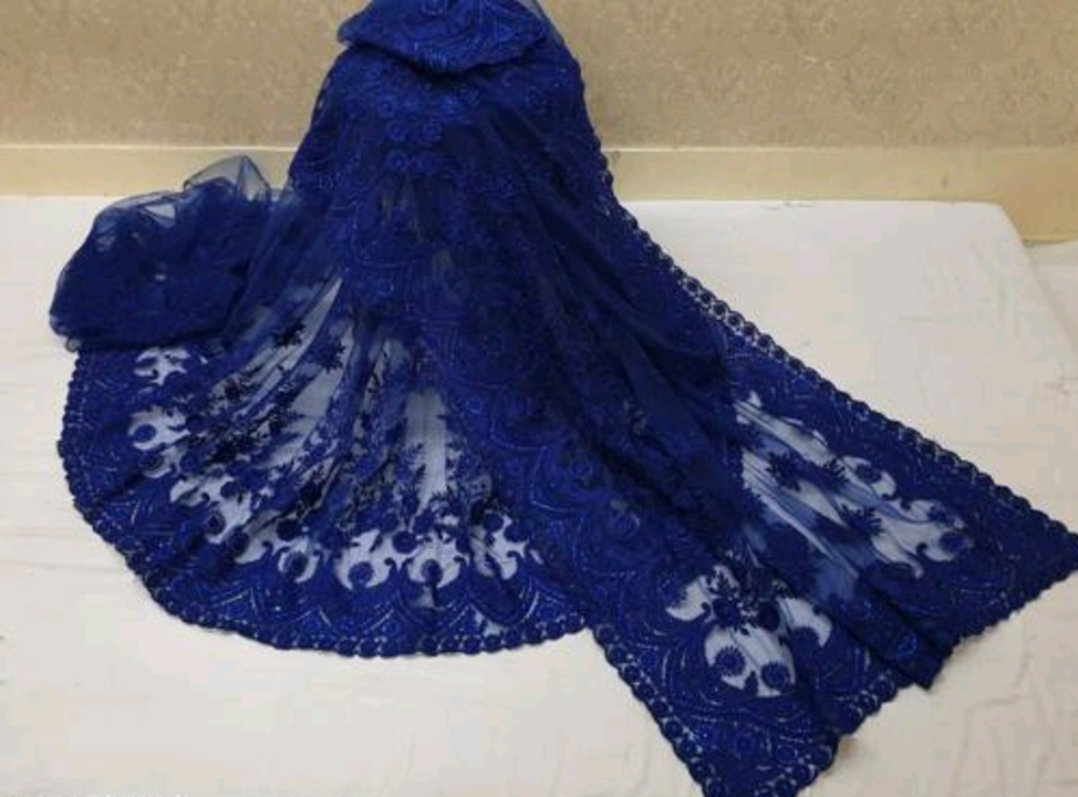 Net sarees  uploaded by RR stitching senter on 11/22/2022