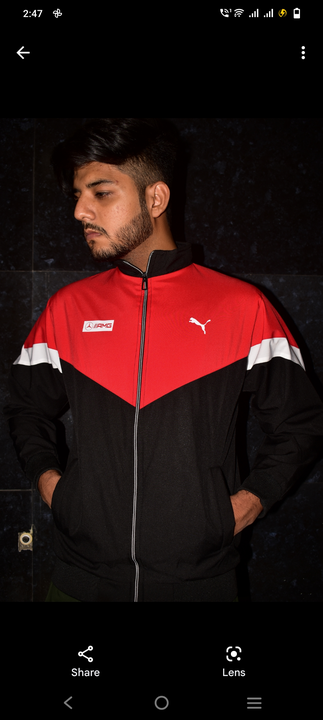 Product image with price: Rs. 500, ID: track-jacket-c3b1f662