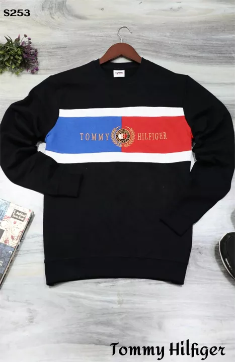 Brand  - *TOMMY HILFIGER*

Style - S253 Mens *#SWEAT SHIRT FULL SLEEVE # *

Fabric - 100% *COTTON LO uploaded by Gentlemen's Wholesaler and trader on 11/22/2022