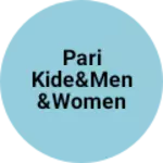 Business logo of Pari kide&men &women wear
