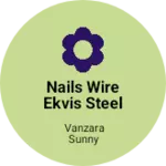 Business logo of nails wire ekvis steel