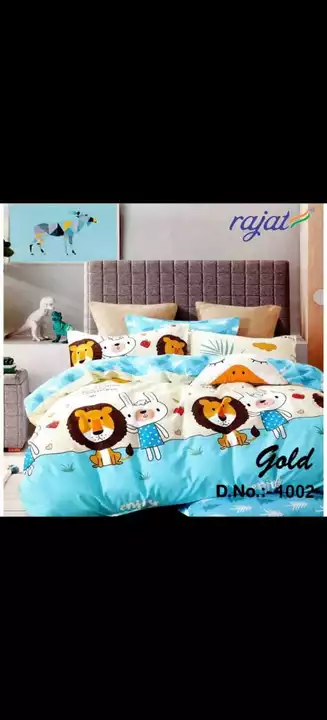 Post image Micro febric multi colour bedsheet for smart home