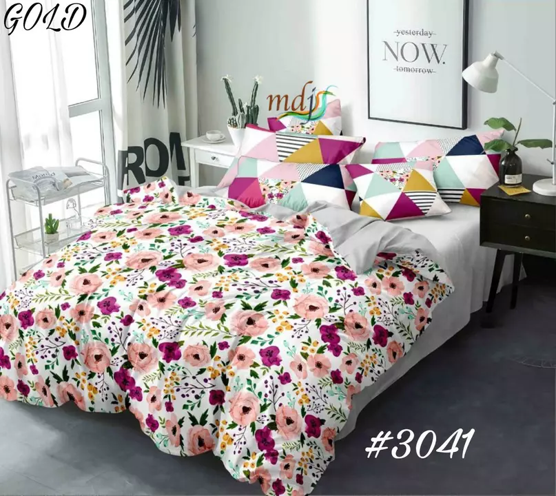 Double bed sheet 90×100 full size uploaded by Shree shyam enterprises on 11/22/2022
