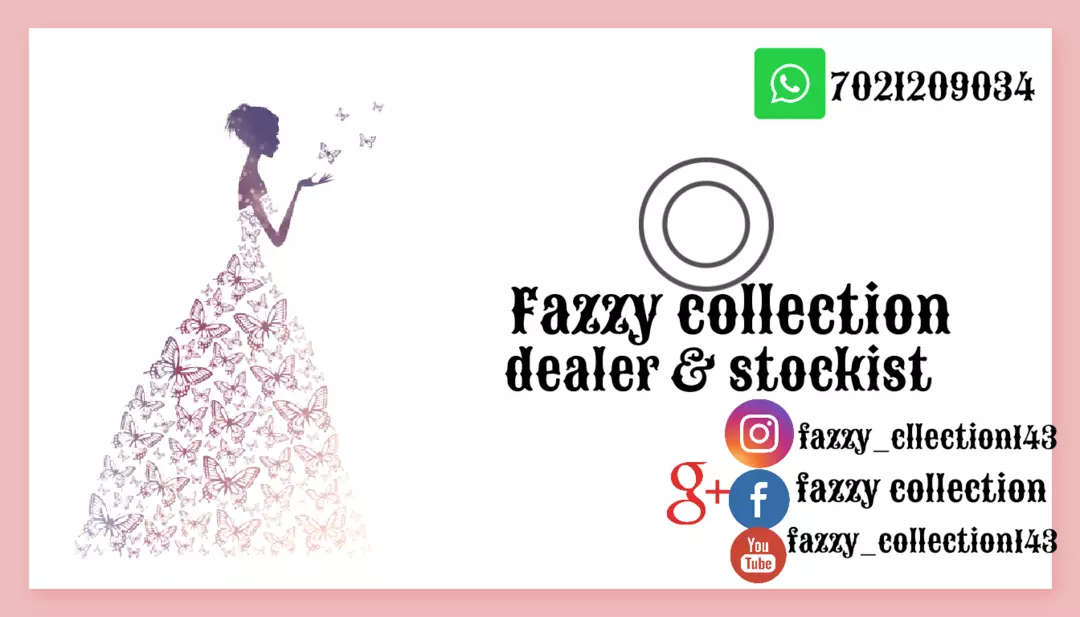Visiting card store images of Fazzy Collections