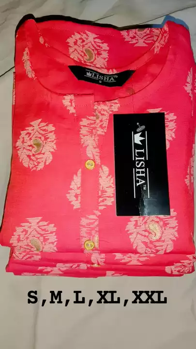 Post image We r happy to share u the milestone of *AADYA COLLECTIONz*

🎊🎊 WE R PROUDLY LAUNCHING OUR NEW BRAND🎊🎊

🪄🪄 BRAND NAME *LISHA* 🪄🪄
🪄MATERIAL REYON &amp; COTTON 🪄
🪄SLEEVE LENGTH 3/4.🪄
🪄KURTIS LENGTH AND SIZE AS SAME AS AVAASA &amp; FUSION.🪄 

SIZES S TO XXL
MOQ 50, 100PCS.

🪄🪄 INTRODUCING THE NEW BRAND OFFER 🪄🪄

🪄🪄🎊🎊BULK MINIMUM
5️⃣0️⃣Pcs &amp; 1️⃣0️⃣0️⃣ Pcs  
 Mrp   ₹599.  For ₹2️⃣0️⃣0️⃣+$
 Mrp   ₹699.  For ₹2️⃣1️⃣5️⃣+$

Retailers 
Mrp   ₹599.  For ₹2️⃣6️⃣0️⃣+$
 Mrp   ₹699.  For ₹2️⃣8️⃣0️⃣+$
📸Special for bulk orders Video call selection available📸

Lisha Order group

https://chat.whatsapp.com/GuX0ISHPe00A2hJJxSxBAG


Transports Available MSS, KPN, SRS    🎊🎊🪄🪄