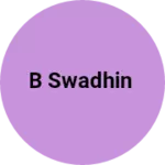 Business logo of B swadhin