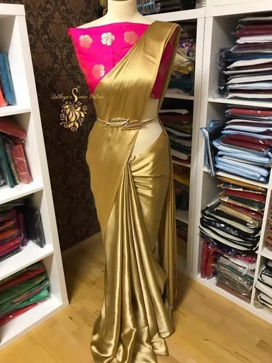Satin silk saree most trending product ever uploaded by KBS FASHION STORE on 11/23/2022