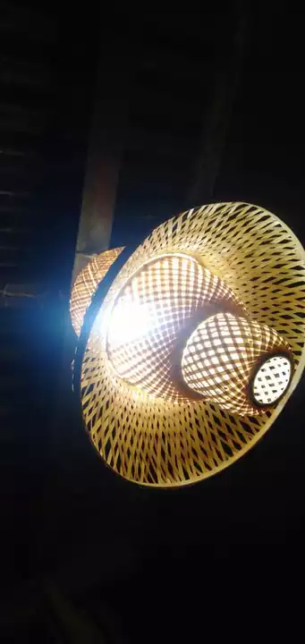 Bamboo hanging lamps  uploaded by Asha Overseas on 11/23/2022