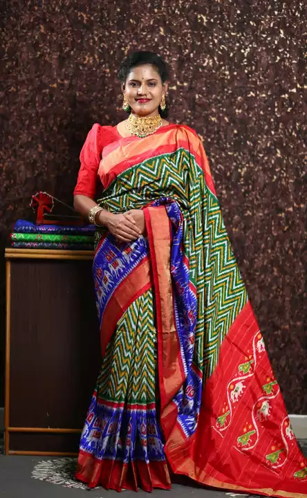 Pochampally ikkath pure silk saree uploaded by Amruthavarshini ikkath silk sarees on 11/23/2022