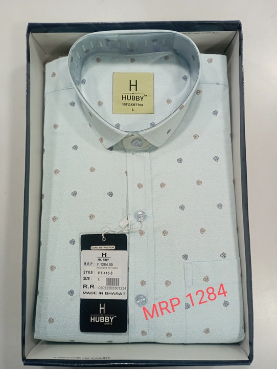 Pure cotton casual shirt uploaded by RATANLAL RAJKUMAR on 11/23/2022