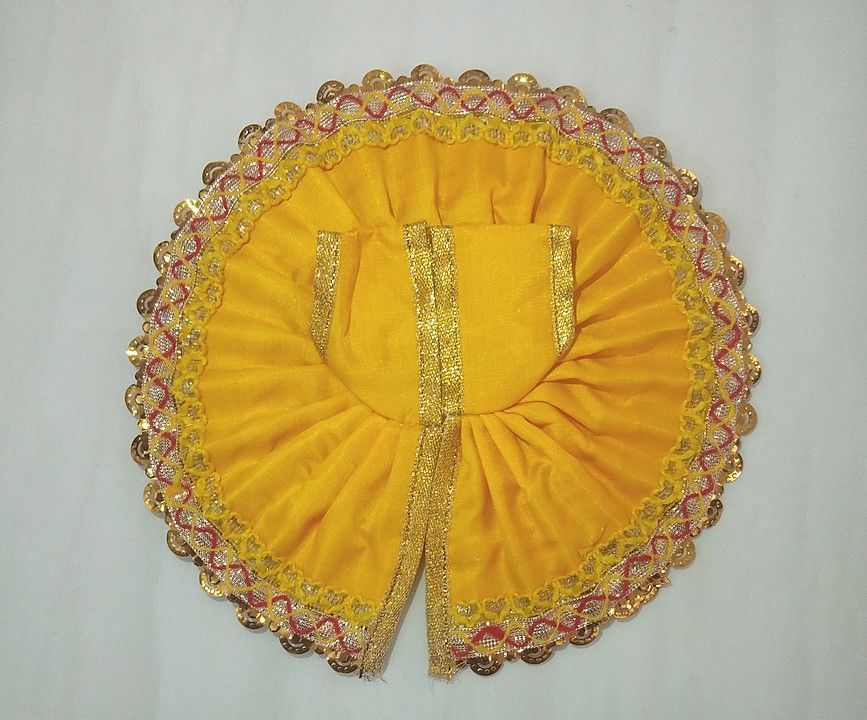 Gopal Ji yellow Beautiful dress uploaded by business on 1/23/2021