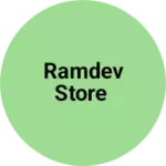 Business logo of Ramdev store