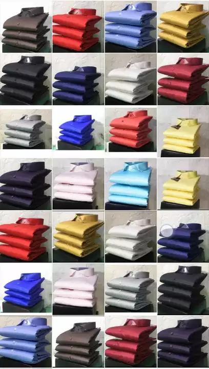 Plain Satin Shirts  uploaded by SIF GARMENTS on 11/23/2022