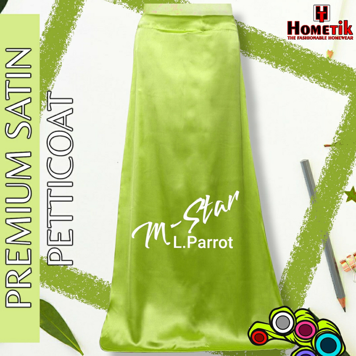 M-star Brand Premium Quality Satin silk petticoat  uploaded by Fashion Display on 11/24/2022