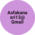 Business logo of asfakanasri13@gmail.com