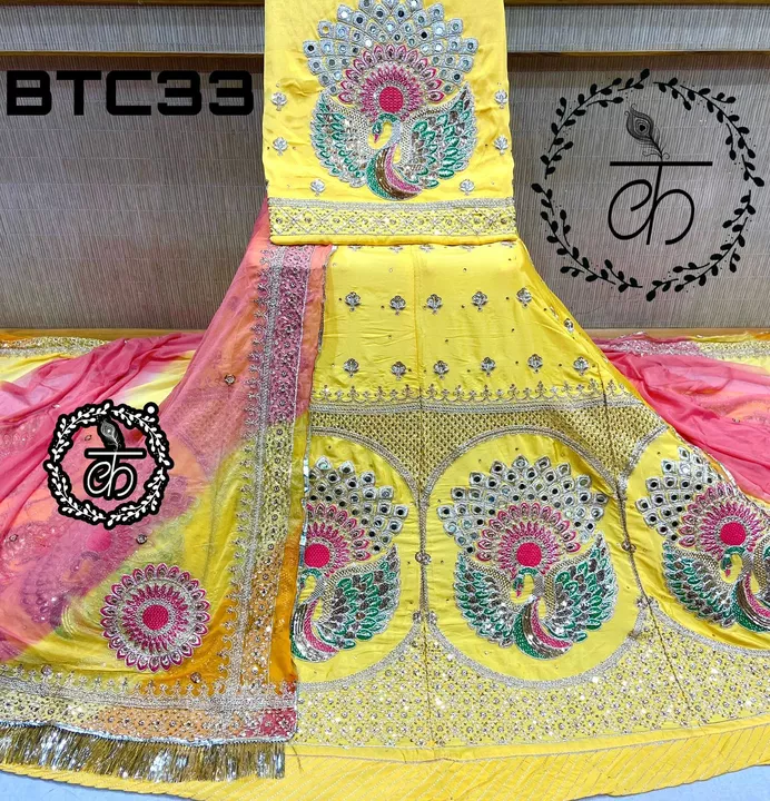 *🌟HEVY BOTIQUE RANGE SUIT🌟*

*🌟Premium Quality Silk crep fabric with humarai pure Multi colour od uploaded by business on 11/24/2022