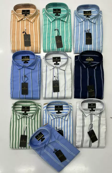 Men's Oxford Stripes Shirts uploaded by CR Clothing Co. on 11/24/2022