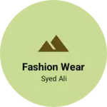 Business logo of Fashion wear