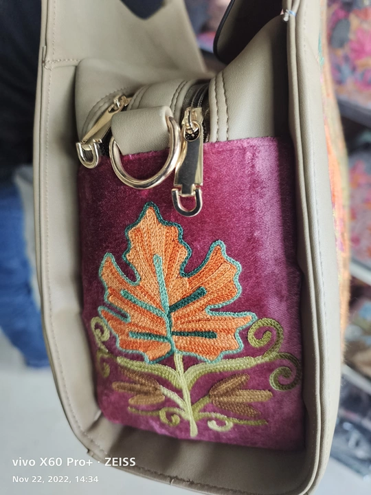 Post image We are manufacturers of ladies bags  with beautiful embroidery from kashmir