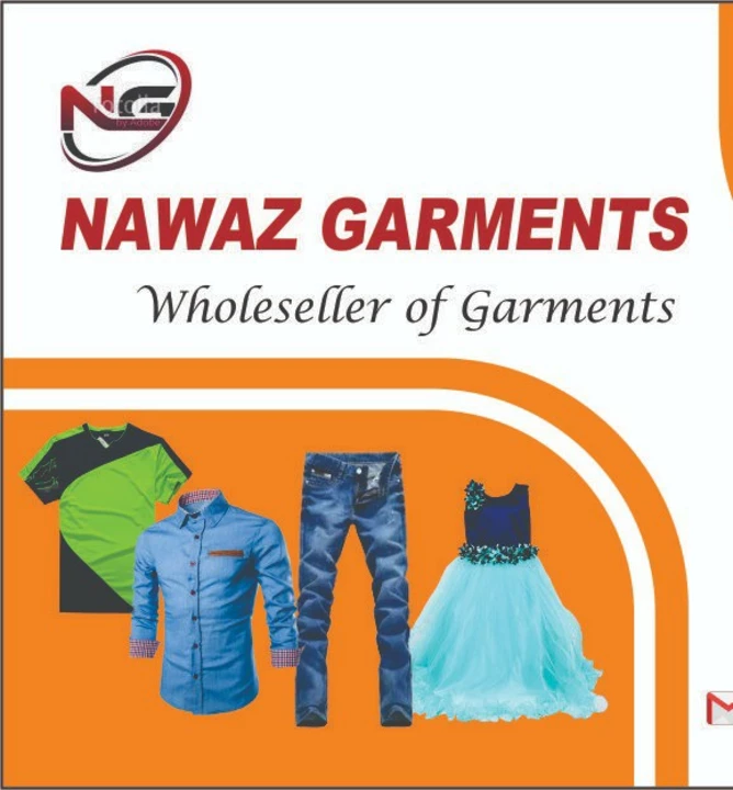 Visiting card store images of NAWAZ GARMENTS