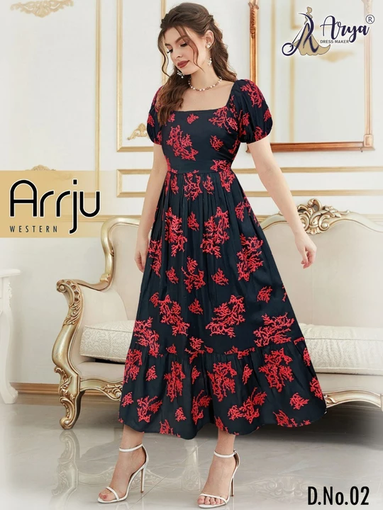 ARRJU WESTERN

- Colour - 6

- Fabric - Rayon cotton 

- Thread work 

- Size - m, l, xl, xxl.

- Le uploaded by SN creations on 11/24/2022