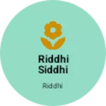 Business logo of Riddhi Siddhi fashion couture