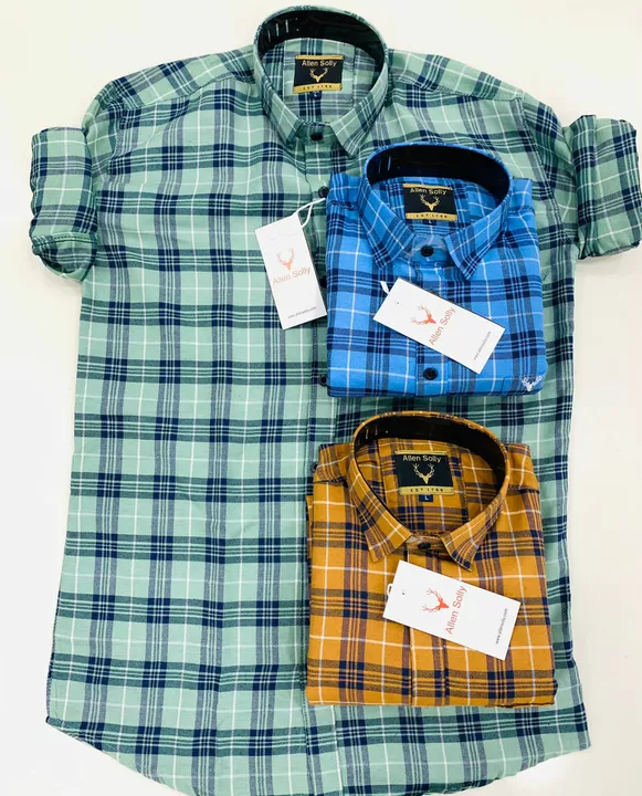 Men's Check Shirt  uploaded by Jai Mata Di Garments on 11/24/2022