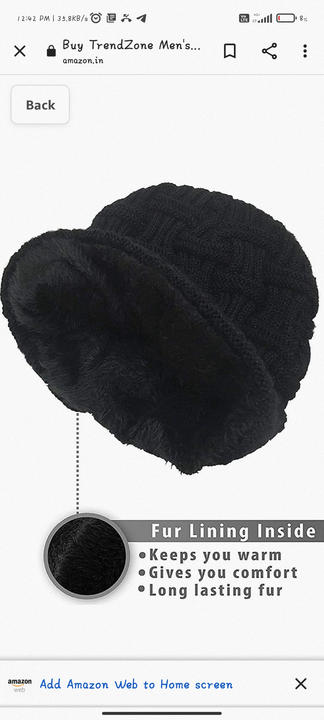 Long street woolen cap uploaded by A-one-garments on 11/24/2022