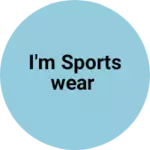 Business logo of I'm sportswear
