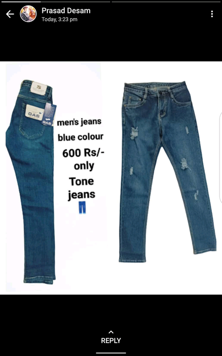 Jeans mens  uploaded by business on 11/24/2022