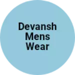 Business logo of Devansh mens wear