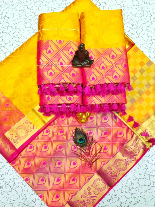 Elite bridal saree collection with Fancy Tessel uploaded by K.S. Fabrics on 11/24/2022