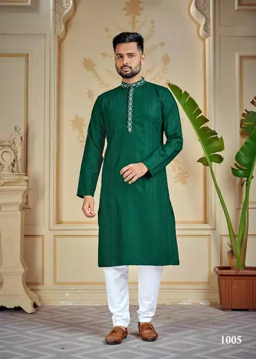Product image of Men's kurta with payjama, price: Rs. 850, ID: men-s-kurta-with-payjama-328e58b4