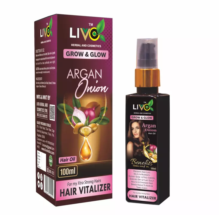 ARGON ONION HAIR OIL uploaded by LIVO HERBAL AND COSMETICS on 11/24/2022