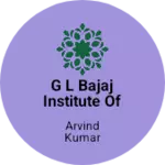 Business logo of G l bajaj institute of technology and management