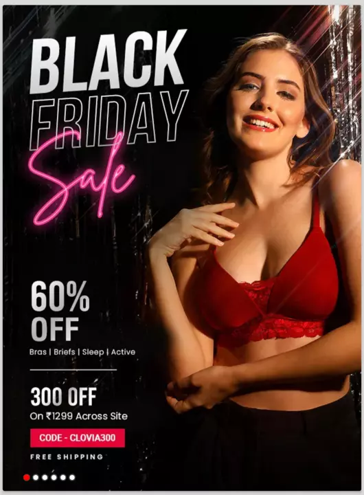 Post image Black Friday Sale ... Shop now 👉 http://shriyafashion.clovia.com