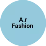 Business logo of A.R fashion