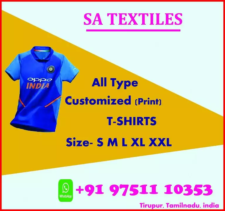 Product image of Customized Print t-shirt , price: Rs. 299, ID: customized-print-t-shirt-03b5750c