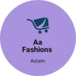 Business logo of AA FASHIONS