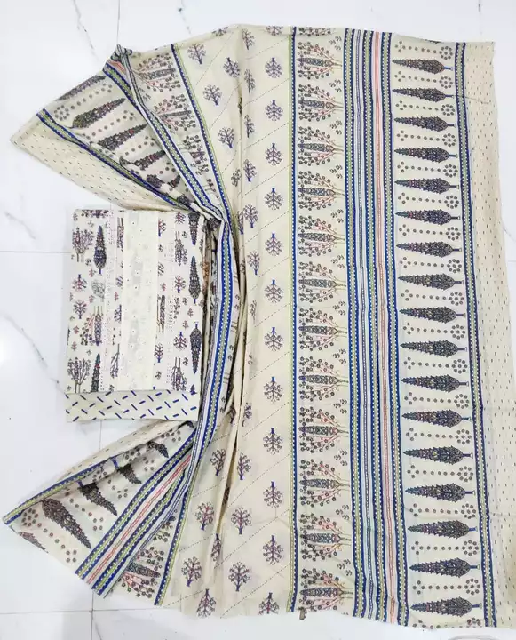 Fancy cotton dupatta neck chicken patti  uploaded by B Prints The Factory Outlet on 11/25/2022