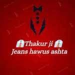 Business logo of Thakur ji jeans hawus ashta m.p