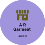 Business logo of A r garment