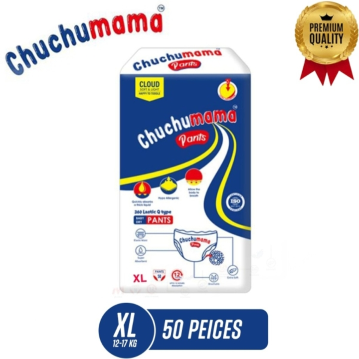 CHUCHU MAMA XL SIZE BABY DIAPER 50 UNIT PACK uploaded by GOODWILL AGENCIES on 11/25/2022