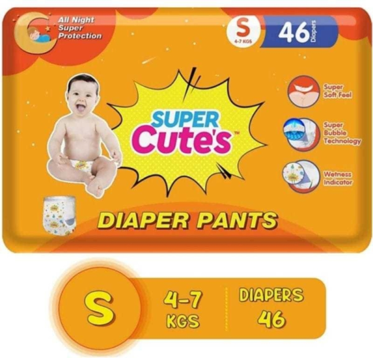 SUPER CUTES BABY DIAPER SMALL SIZE PANT STYLE  uploaded by business on 11/25/2022