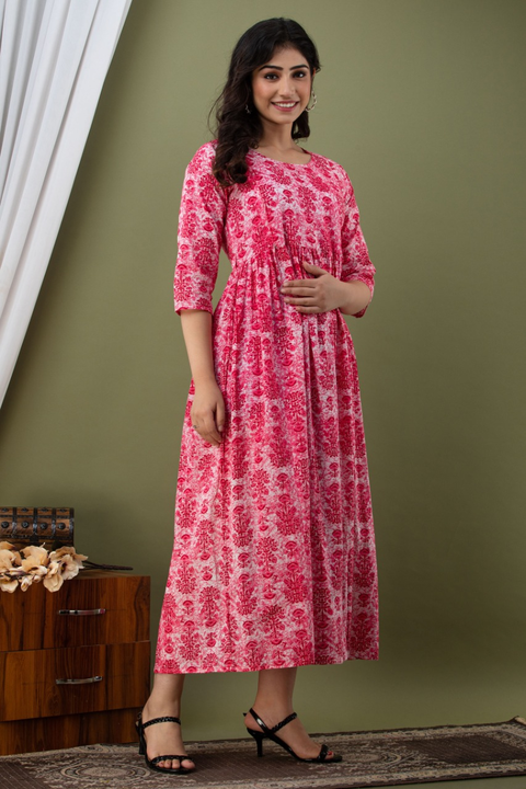 RD New Style Women Maternity Gown uploaded by RD E-MART on 11/25/2022