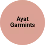 Business logo of Ayat garmints
