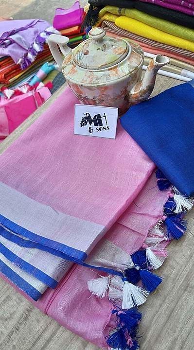 Cotton slub saree uploaded by Ali textile on 1/24/2021