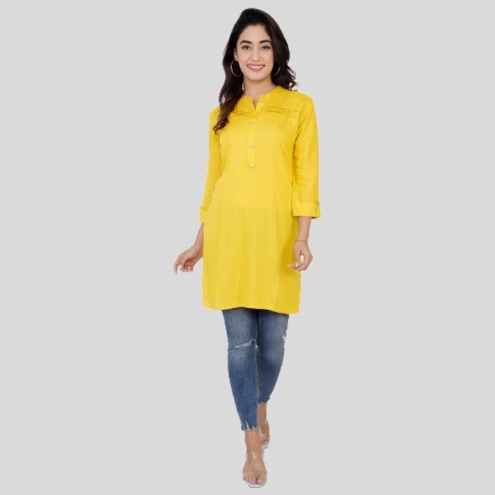 SOLID RAYON SHORT KURTA  uploaded by Believe the indian trend on 11/25/2022